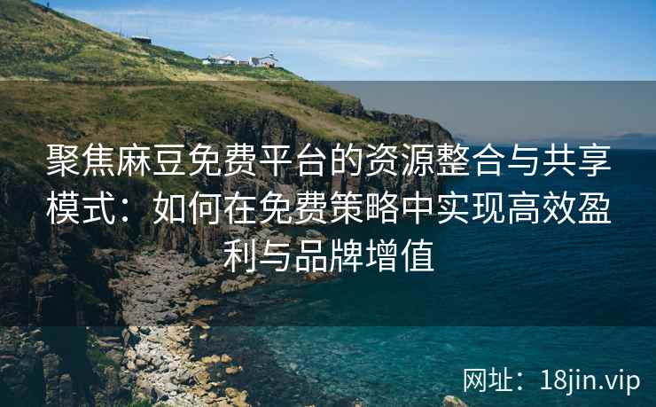 聚焦麻豆免费平台的资源整合与共享模式:如何在免费策略中实现高效盈利与品牌增值 聚焦麻豆免费平台的资源整合与共享模式:如何在免费策略中实现高效盈利与品牌增值